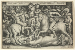 Hercules Battling with the Trojans