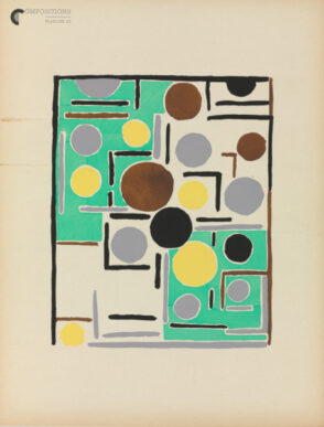 Plate 15 from the portfolio “Compositions, Couleurs, Idées”