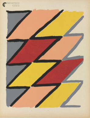 Plate 22 from the portfolio “Compositions, Couleurs, Idées”