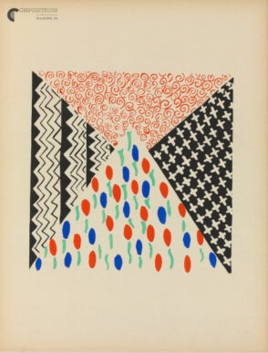 Plate 39 from the portfolio “Compositions, Couleurs, Idées”