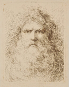 Head of Man with Long Hair and Beard