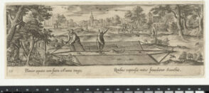 Hunting Birds with Frame Trap Worked by Ropes