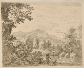 The Man with his Dog