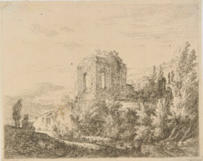 Landscape with a Temple in Ruins