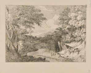 Wooded Landscape with Figures in Foreground