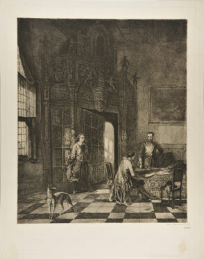 Two Officers Examining a Map