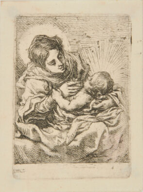 Virgin and Child, the Latter Lying in Virgin’s Lap