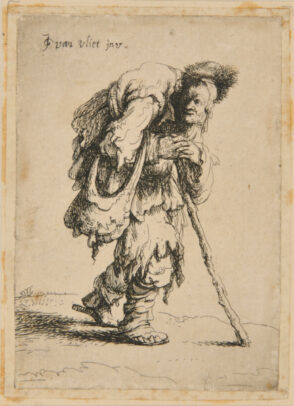 Beggar Carrying a Sick Woman