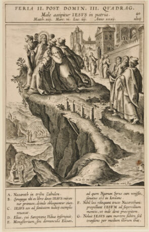 Feria II post domin III qvadrag male accipitur iesvs in patria