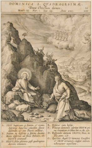 Dominica I qvadragesimae tentat christum daemon