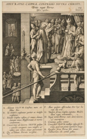 Adivratio caiphae confessio divina Christi