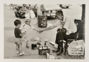 Shoeshine Man and Two Boys