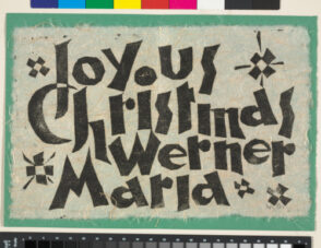 Joyous Christmas Werner & Maria