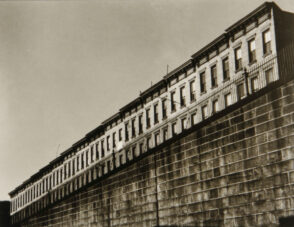 Row Houses and Stone Wall,