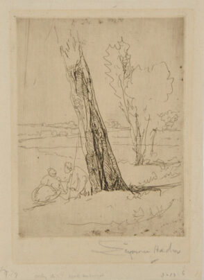 Sketch in Burty’s Garden