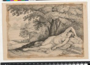 Diana the Huntress, Lying under a Tree