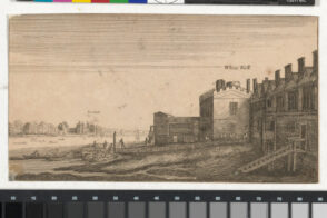 View of Lambeth Palace from the River at Whitehall Stairs