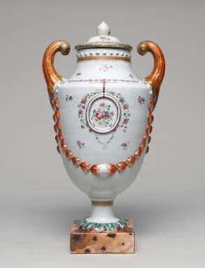 Pistol-Handled Covered Urn