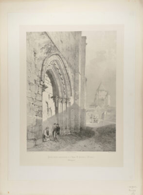 Portail latéral septentrional de l’Eglise St. Quiriace à Provins