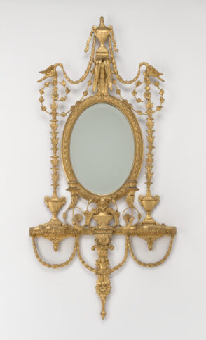 One of a Pair of Looking Glass Mirrors