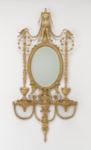 One of a Pair of Looking Glass Mirrors