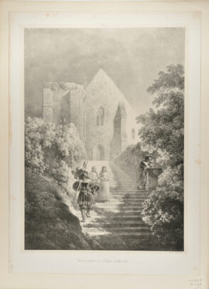 Grand escalier de l’Eglise de Graville