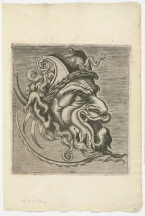 Plate from the series “Libro di variate mascare quale servono a pittori, scultori, et ahvomini ingeniosi”