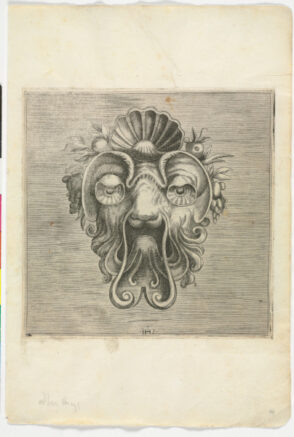 Plate from the series “Libro di variate mascare quale servono a pittori, scultori, et ahvomini ingeniosi”