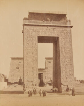 Karnak: Pylon of Ptolemy III Euergetes, Ptolemaic Period, Kuonso Temple, 20th Dynasty