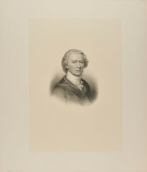 Bust, Three-Quarters to Right, of Man with High Stock Collar and Fur-Trimmed Coat