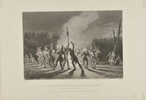Washington and Fairfax at a War Dance