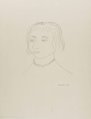 Woman Wearing a Necklace