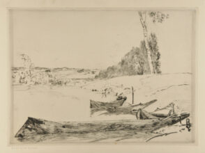 Bachots au bord de la Seine