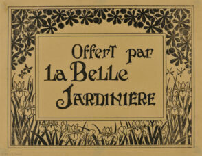 From a series of calendar pages commissioned by the department store “La Belle Jardinière”