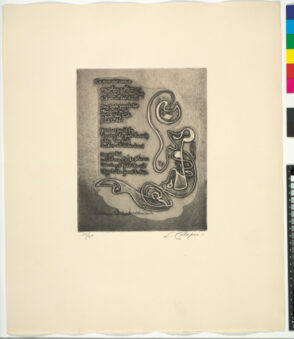 From the portfolio “21 Etchings and Poems”