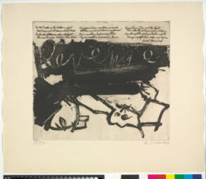 From the portfolio “21 Etchings and Poems”