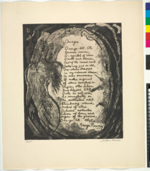 From the portfolio “21 Etchings and Poems”