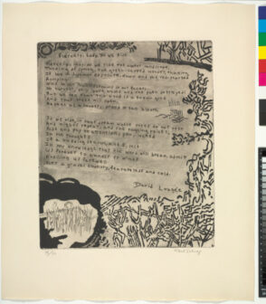 From the portfolio “21 Etchings and Poems”