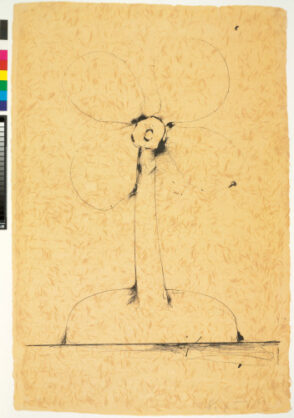 From the series “Lithographs of the Sculpture: The Plant Becomes a Fan”