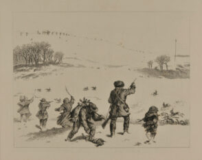 Battue aux lièvres (Hongrie)