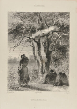 Tombeaux des Indiens Sioux