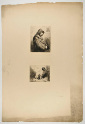 Franciscan Monk in Rome; English Griffon