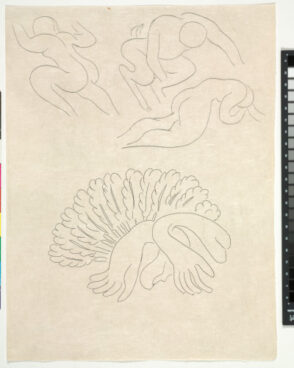 Untitled (fan and gloves, published state, cancelled with remarques)