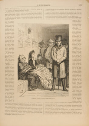 Un Bureau d’attente d’omnibus.