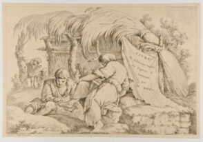 Title Plate/Plate 1 from the series “Livre des differente sujets de Figures et Animaux par H. Roos”