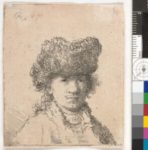 Self-Portrait in a Fur Cap: Bust