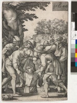 Joseph Being Sunk into a Well