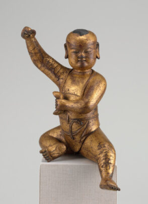 Seated Boy as Kui Xing