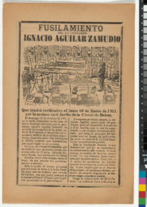 El Fusilamiento del Ex-Gendarme Ignacio Aguilar Zamudio