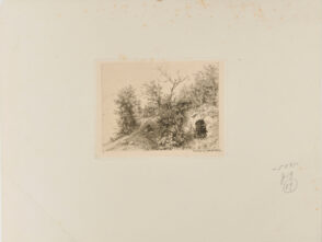 Landscape with Figure Seated on a Hillside